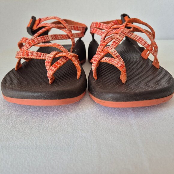 Chaco ZX/2 Cloud Classic Sport Sandals Buckle Double Strap Orange - Picture 7 of 12